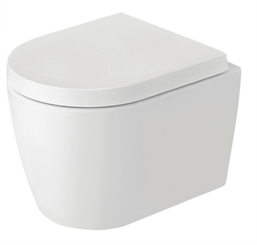 Duravit Me by Starck compact rimless vægtoilet i hvid mat